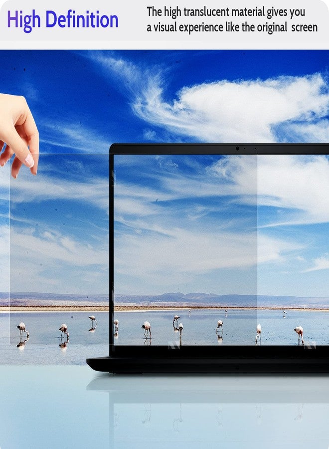 Peslv 16 Inch Laptop Privacy Screen Compatible with Lenovo Hp Dell Acer Asus Thinkpad Envy Xps Computer 16:10 Aspect, Removable Anti Glare Blue Light Filter Protector, 16" Monitor Security Shield - Image 5